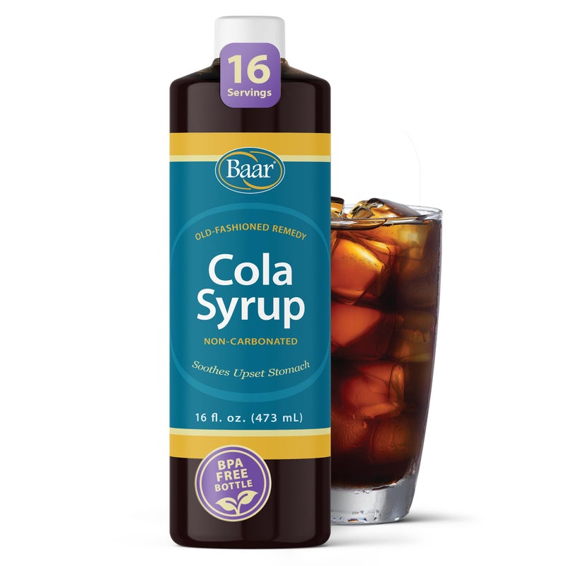 Baar Products - Cola Syrup - Soothes Stomach, Relieves Digestive Distress - Supports Kidney, Bladder - No Carbonation - 16 oz - Image 1